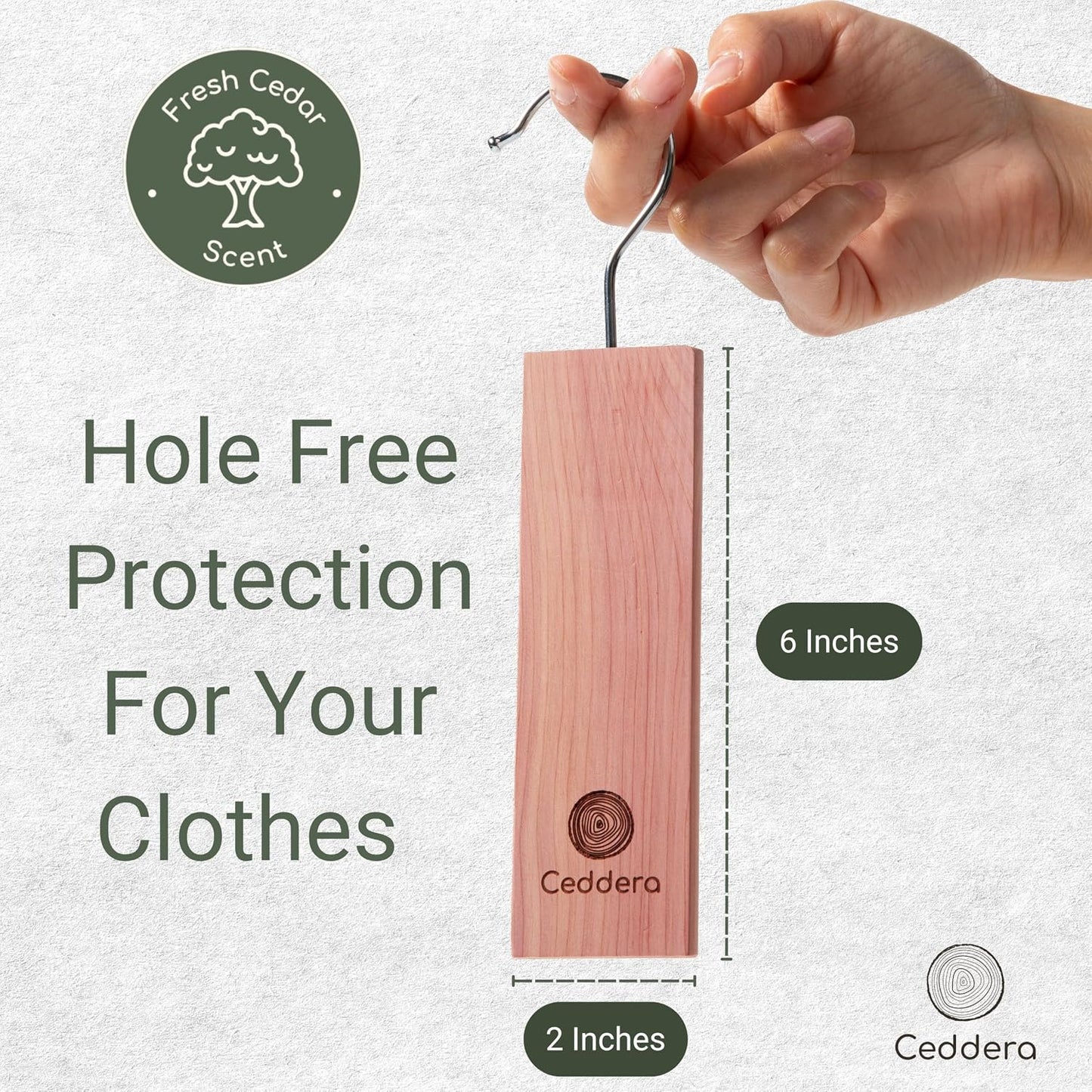Cedar Hang Ups 14 Pack - lifestyle